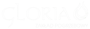 Gloria logo białe